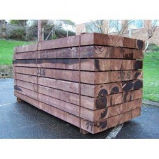 New Brown Treated Softwood Railway Sleepers 200mm x 100mm x 1.2m